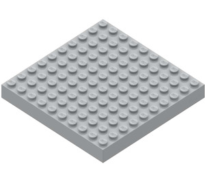 LEGO Brick 10 x 10 without Bottom Tubes with plus Cross Support