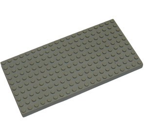 LEGO Brick 10 x 20 without Bottom Tubes, with 4 Side Supports and '+' Cross Support (Early Baseplate)