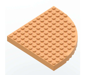 LEGO Mattoncino 12 x 12 Rotondo Angolo  senza perni superiori (6162 / 42484)