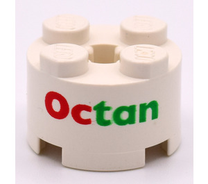 LEGO Brick 2 x 2 Round with Octan (3941 / 81896)