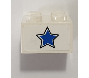 LEGO Brick 2 x 2 with Blue Star Sticker (3003)