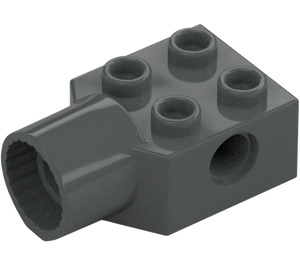 LEGO Brick 2 x 2 with Hole and Rotation Joint Socket (48169 / 48370)