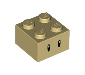 LEGO Brick 2 x 2 with Poison Mushroom Eyes (3003 / 76906)