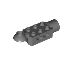 LEGO Steen 2 x 3 met Horizontaal Scharnier en Socket (47454)
