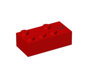 LEGO Brick 2 x 4 Braille with C "Ç" (69551)