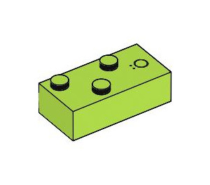 LEGO Kloss 2 x 4 Braille med O "Ö" (69699)