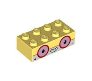 LEGO Brique 2 x 4 avec Beatsy Face (3001 / 38912)