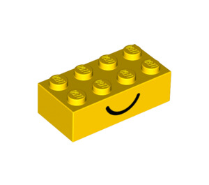 LEGO Brick 2 x 4 with Happy and Sad Face (3001 / 80141)