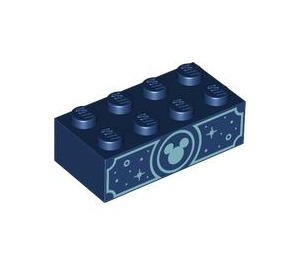 LEGO Brick 2 x 4 with Mickey Mouse head and Stars (3001 / 102135)