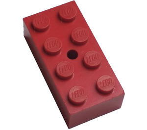 LEGO Brick 2 x 4 with No Cross Supports with Centre Hole
