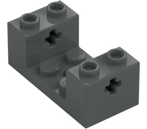 LEGO Kloss 2 x 4 x 1.3 med Aksel Bricks (67446)