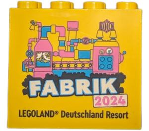LEGO Brick 2 x 4 x 3 with Fabrik 2024 Legoland Deutschland Resort (30144)