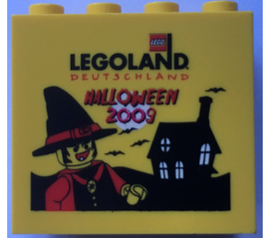 LEGO Kostka 2 x 4 x 3 s Halloween 2009 Legoland Deutschland a Witch (30144)