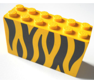 LEGO Steen 2 x 6 x 3 met Dier Strepen (6213)