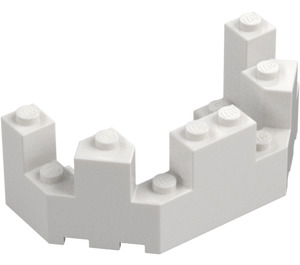 LEGO Kostka 4 x 8 x 2.3 Turret Horní (6066)