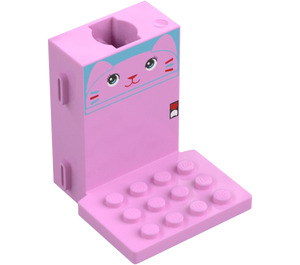 LEGO Brick 6 x 6 x 5 Gear Block with Cat Face (3863 / 104593)