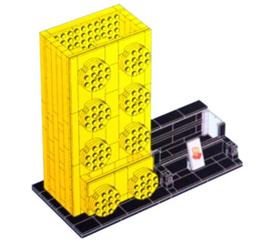 LEGO Brick 60th Anniversary Yellow Pencil Pot Set 6258619