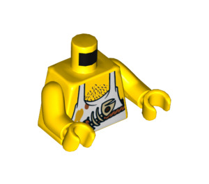 LEGO Brick Bounty Cook Minifig Torso (973 / 76382)