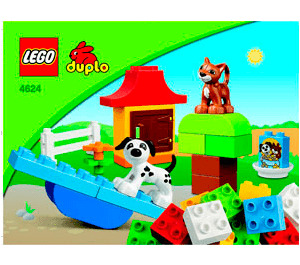 LEGO Brick Box Green Set 4624 Instructions