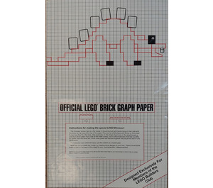 LEGO Brick Graph Paper - Dinosaur (1994)