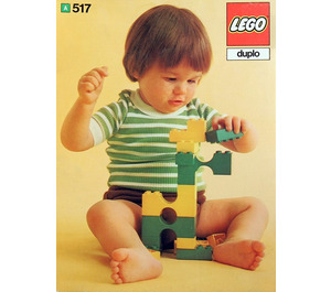 LEGO Bricks, Half Bricks and Arches Set 517-1