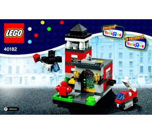 LEGO Bricktober Fire Station Set 40182 Instructions