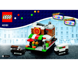 LEGO Bricktober Pizza Place Set 40181 Instructions