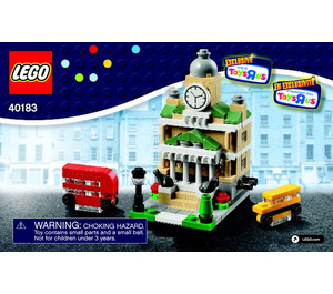 LEGO Bricktober Town Hall Set 40183 Instructions