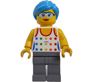 LEGO BricQ Woman with Ponytail  Minifigure