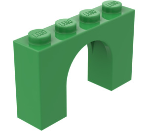 LEGO Fel groen Boog 1 x 4 x 2 (6182)