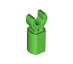 LEGO Leuchtend grün Bar Halter mit Clip (11090 / 44873)