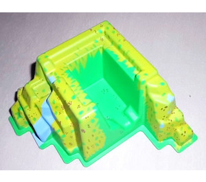 LEGO Leuchtend grün Grundplatte 22 x 22 x 10 Playscape Mountain mit Blumen und Stream (33289)