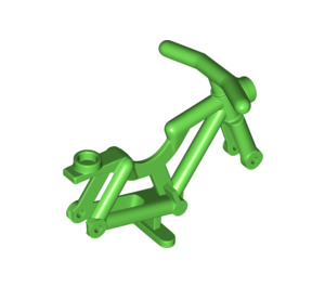 LEGO Leuchtend grün Fahrrad Rahmen mit Stand (4719 / 65574)