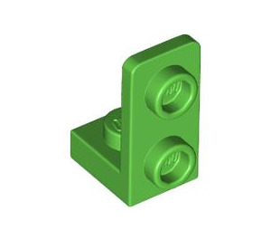 LEGO Leuchtend grün Halterung 1 x 1 mit 1 x 2 Platte Oben (73825)