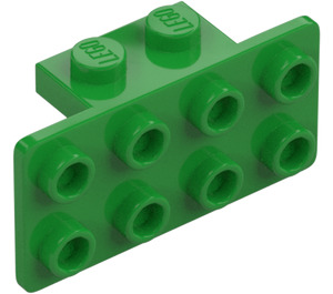 LEGO Klargrön Fäste 1 x 2 - 2 x 4 (21731 / 93274)