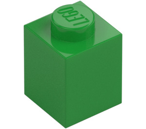 LEGO Fel groen Steen 1 x 1 (3005 / 30071)