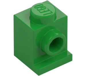 LEGO Klargrön Kloss 1 x 1 med Strålkastare (4070 / 30069)