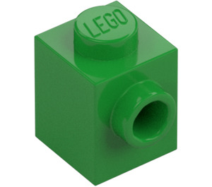 LEGO Verde brillante Mattoncino 1 x 1 con Bottoncino su Uno Lato (87087)