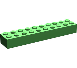 LEGO Leuchtend grün Backstein 2 x 10 (3006 / 92538)