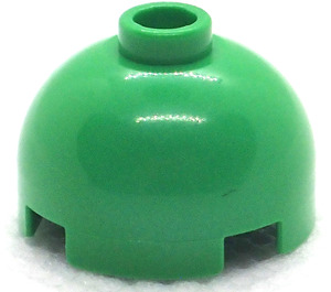 LEGO Bright Green Brick 2 x 2 Round with Dome Top (Safety Stud, Axle Holder) (3262 / 30367)