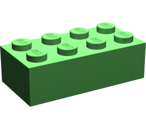 LEGO Fel groen Steen 2 x 4 (3001 / 72841)