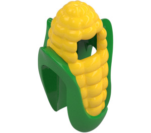 LEGO Verde brillante Corn Cob Disfraz con Amarillo Kernels (29575 / 72345)