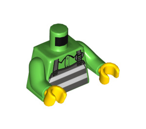 LEGO Bright Green Criminal Minifig Torso (973 / 76382)
