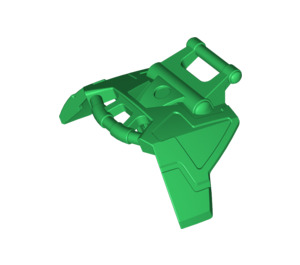 LEGO Vert clair Design Shell 5 x 7 avec Balle Épingle (92223)