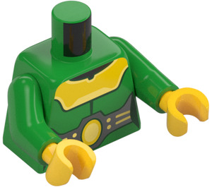 LEGO Bright Green Doc Ock (Olivia Octavius) with Minifig Torso (973 / 76382)