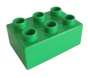 LEGO Vert clair Duplo Brique 2 x 3 (87084)