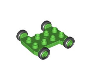 LEGO Bright Green Duplo Gocart (42092 / 42093)