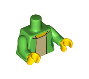 LEGO Vert clair Edna Krabappel Minifig Torse (973 / 88585)