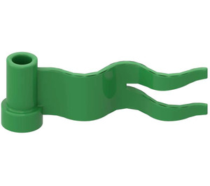 LEGO Bright Green Flag 1 x 4 Streamer with Right Wave (4495)