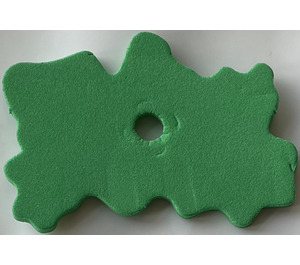 LEGO Vert clair Foam Scala Buisson 7 x 5 avec Centre Trou